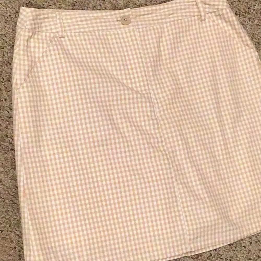 White Stag Checkered Skort